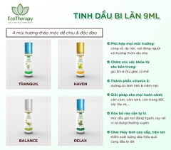 COMBO 4 TINH DẦU BI LĂN THIÊN NHIÊN