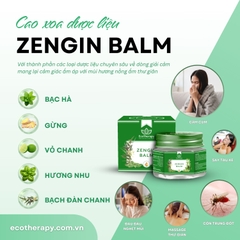 ZENGIN BALM -  CAO XOA DƯỢC LIỆU – XOA DỊU NHỮNG CƠN ĐAU KHÓ CHỊU