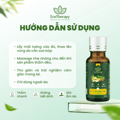 Eco Herbal Oil 20ml - Dầu Nóng Xoa Bóp