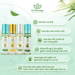 COMBO 4 TINH DẦU BI LĂN THIÊN NHIÊN
