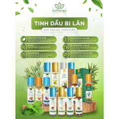 Combo Tinh Dầu Bi Lăn EcoTherapy 11 Loại – Thư Giãn, Cân Bằng, Chăm Sóc Sức Khỏe Tự Nhiên EcoTherapy