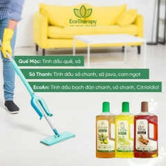 Combo Chăm Sóc Nhà Cửa EcoTherapy – Nước Lau Sàn 1000ml, Rửa Chén 485ml, Rửa Tay 300ml Sạch Khuẩn, An Toàn Từ Thiên Nhiên