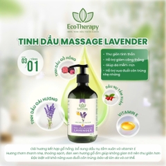 Tinh Dầu Massage Lavender Tinh Dầu Oải Hương – Dưỡng Ẩm, Thư Giãn, Dầu Nền Cho Spa  EcoTherapy