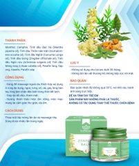 ZENFLEX BALM -  CAO XOA DƯỢC LIỆU – XOA DỊU NHỮNG CƠN ĐAU KHÓ CHỊU
