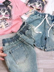 SET ÁO PHÔNG CÔ GÁI ĐEO KÍNH QUẦN BÒ BÉ GÁI