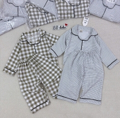 SET 2 BỘ DÀI PIZAMA KẺ BÉ TRAI SẴN