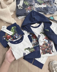 BỘ DÀI COTTON ÁO KHOÁC CHÂN CUA SIÊU NHÂN BÉ TRAI