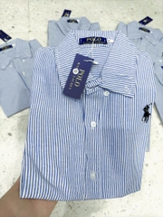 SƠ MI CỘC TAY POLO NGỰA HÓT XANH NỮ SẴN(SALE 80k)
