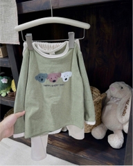 SET BỘ DÀI ZIP LÔNG 2 MẶT BÉ TRAI BÉ GÁI