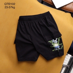 QUẦN ĐÙI COTTON SIZE ĐẠI 4 MÀU BÉ TRAI