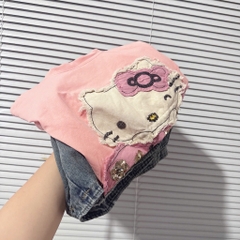 SET CỘC ÁO MÈO QUẦN JEAN NỮ