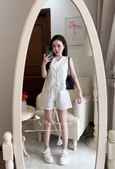 SET ÁO GHILE PHỐI QUẦN ĐÙI CHO NỮ SẴN