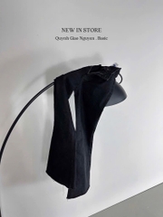 QUẦN JEANS NỮ ĐEN LOE SẴN (XẢ 89k)