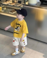 SET 3 BỘ ĐỎ VÀNG XANH CHO BÉ TRAI