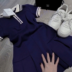 VÁY POLO XANH DƯƠNG NỮ