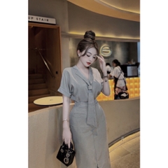 SET CỔ VEST NỮ CÁCH ĐIỆU TAY GẬP MIXX CV XẺ TRƯỚC SẴN