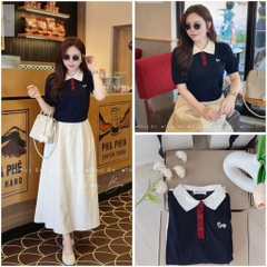 SET BỘ ÁO LEN PHỐI MIX CV LY NỮ