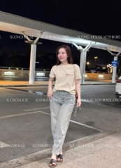 ÁO PHÔNG TEE CỘC TAY 2 MÀU NỮ