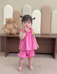 SET 2 BỘ 2 DÂY BÈO ĐÍNH HOA BÉ GÁI SẴN (SALE 95k)