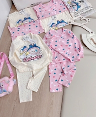 SET 2 BỘ LABUBU HỒNG TRẮNG BÉ GÁI