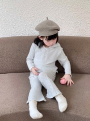 SET 2 BỘ TĂM DÀI BASIC CÓ MŨ BÉ GÁI