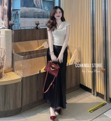 VÁY LỤA ZR ĐUÔI CÁ CẠP LIỀN 2 MẦU NỮ SẴN
