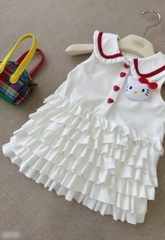 VÁY POLO BÉ GÁI PHỐI BÈO TẦNG SẴN