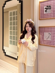 SET PIJAMA DÀI HELLO KITTY XINH XẮN NỮ THU ĐÔNG