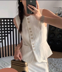 SET ĐŨI BA LỖ KÈM CHÂN VÁY DÀI NỮ