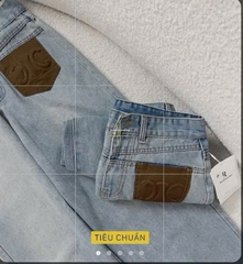 QUẦN JEAN NỮ SUÔNG TÚI NÂU NEW SẴN (xả 90k)