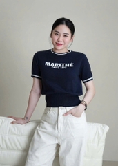 ÁO LEN BO CỔ MARI 2 MÀU NỮ SẴN(SALE 99k)