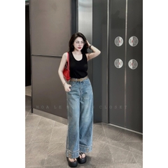 QUẦN BÒ NỮ SUÔNG THÊU GẤU NỔI CHỮ BB