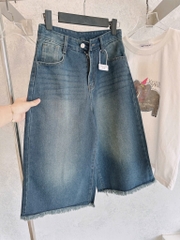SET NGỐ JEANS NỮ CHÂN RUA MIX PHÔNG GIẤY VOI SẴN