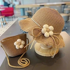 PHỤ KIỆN - SET MŨ KÈM TÚI CÓI CHO BÉ GÁI