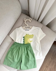 SET BỘ KHỦNG LONG XANH BƠ BÉ TRAI SẴN