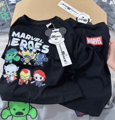 BỘ MARVEL HERO ĐEN GHI SIÊU CHẤT BÉ TRAI SẴN(XẢ 49k)