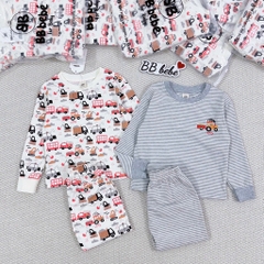 SET 2 BỘ DÀI OTO NHÍ MÀU ĐỎ KẺ GHI BÉ TRAI SẴN
