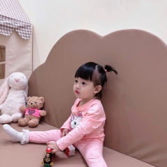 SET 2 BỘ DÀI MÈO NƠ HỒNG XANH BÉ GÁI SẴN