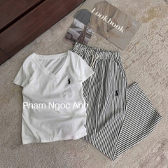 SET THÊU NGỰA QUẦN KẺ NỮ SẴN