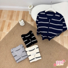 ÁO LEN KẺ THIẾT KẾ 2 LỚP NỮ THU ĐÔNG