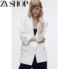 ÁO VEST NỮ TAY XẾP LI ZARA LnH THU ĐÔNG (SALE 170k)