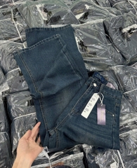 QUẦN JEAN NỮ SUÔNG XANH THÊU NGỰA SẴN
