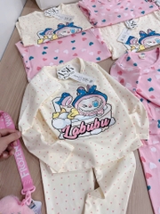 SET 2 BỘ LABUBU HỒNG TRẮNG BÉ GÁI