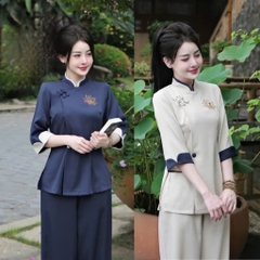 PHÁP PHỤC ĐI CHÙA CỔ TÀU NỮ