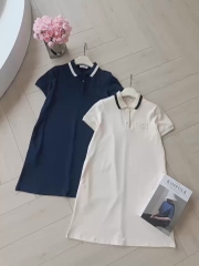 VÁY POLO SUÔNG 2 MÀU BASIC NỮ SẴN (SALE 79k)