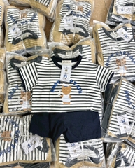 SET ÁO KẺ QUẦN ĐÙI BÉ TRAI
