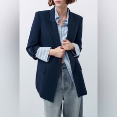ÁO VEST NỮ TAY XẾP LI ZARA LnH THU ĐÔNG (SALE 170k)