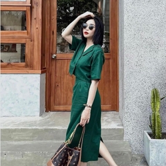 SET CỔ VEST CV LI XẺ SAU NỮ (Xả 119k)