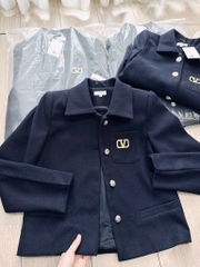 ÁO DẠ CD 2 LỚP CÚC ĐỒNG NỮ THU ĐÔNG