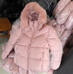 ÁO PHAO BÉO MŨ LÔNG NỮ THU ĐÔNG